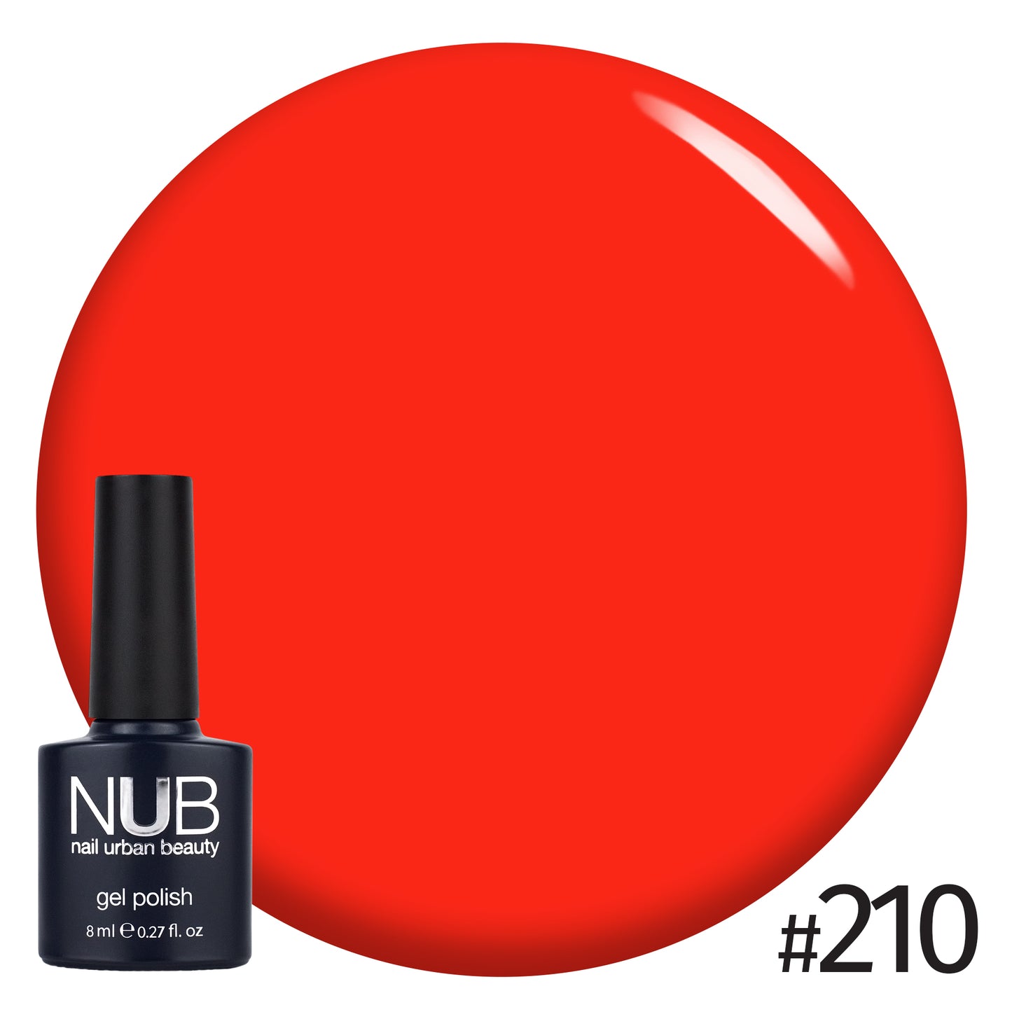 NUB Gel Polish, color #210 Daring Lights, 8 ml