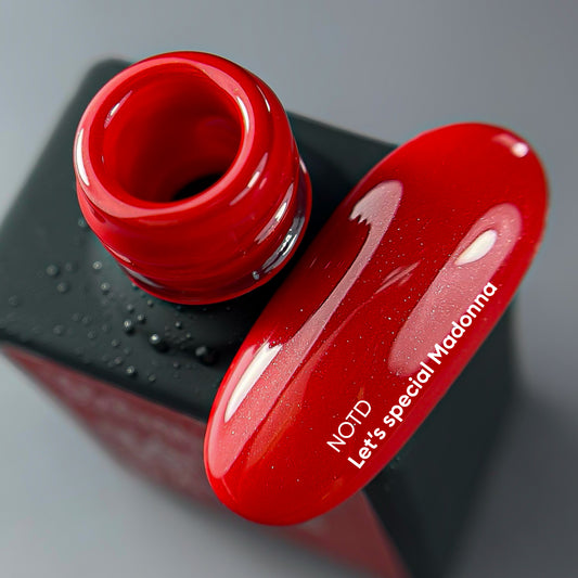 Gel polish NAILSOFTHEDAY Let's special red MADONNA , 10 ml