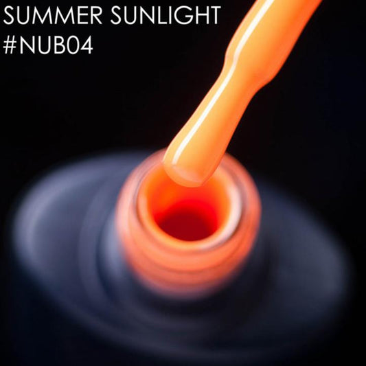 NUB Gel Polish, color #004 Summer Sunlight, 8 ml