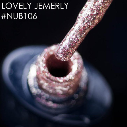 NUB Gel Polish, color #106 Lovely Jewerly, 8 ml