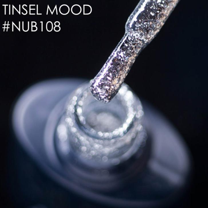 NUB Gel Polish, color #108 Tinsel Mood, 8 ml