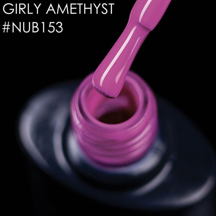 NUB Gel Polish, color #153 Girly Amethyst, 8 ml
