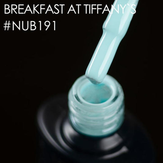 NUB Gel Polish, color #191 Breakfast Tiffany'S, 8 ml