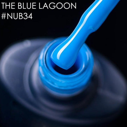 NUB Gel Polish, color #034 The Blue Lagoon, 8 ml