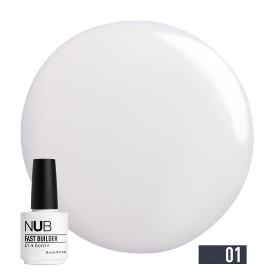 NUB Fast Builder In A Bottle (BIAB) #01 Clear, 14 ml
