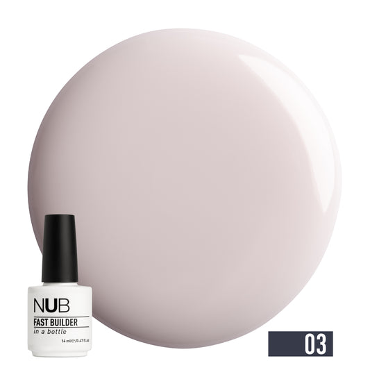 NUB Fast Builder In A Bottle (BIAB) #03 Cream, 14 ml