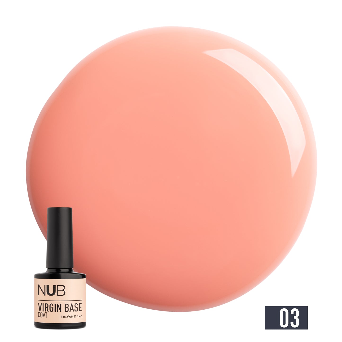 NUB Virgin Camouflage Base Coat #03, 8 ml