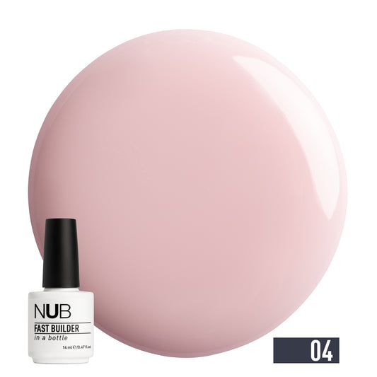 NUB Fast Builder In A Bottle (BIAB) #04 Pink, 14 ml