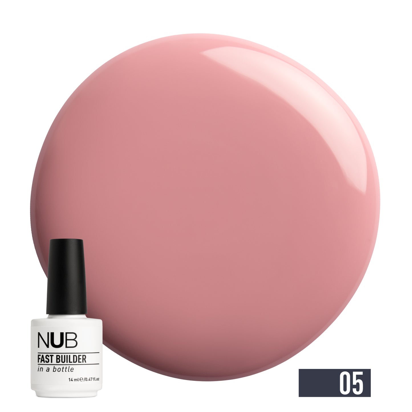 NUB Fast Builder In A Bottle (BIAB) #05 Rose, 14 ml