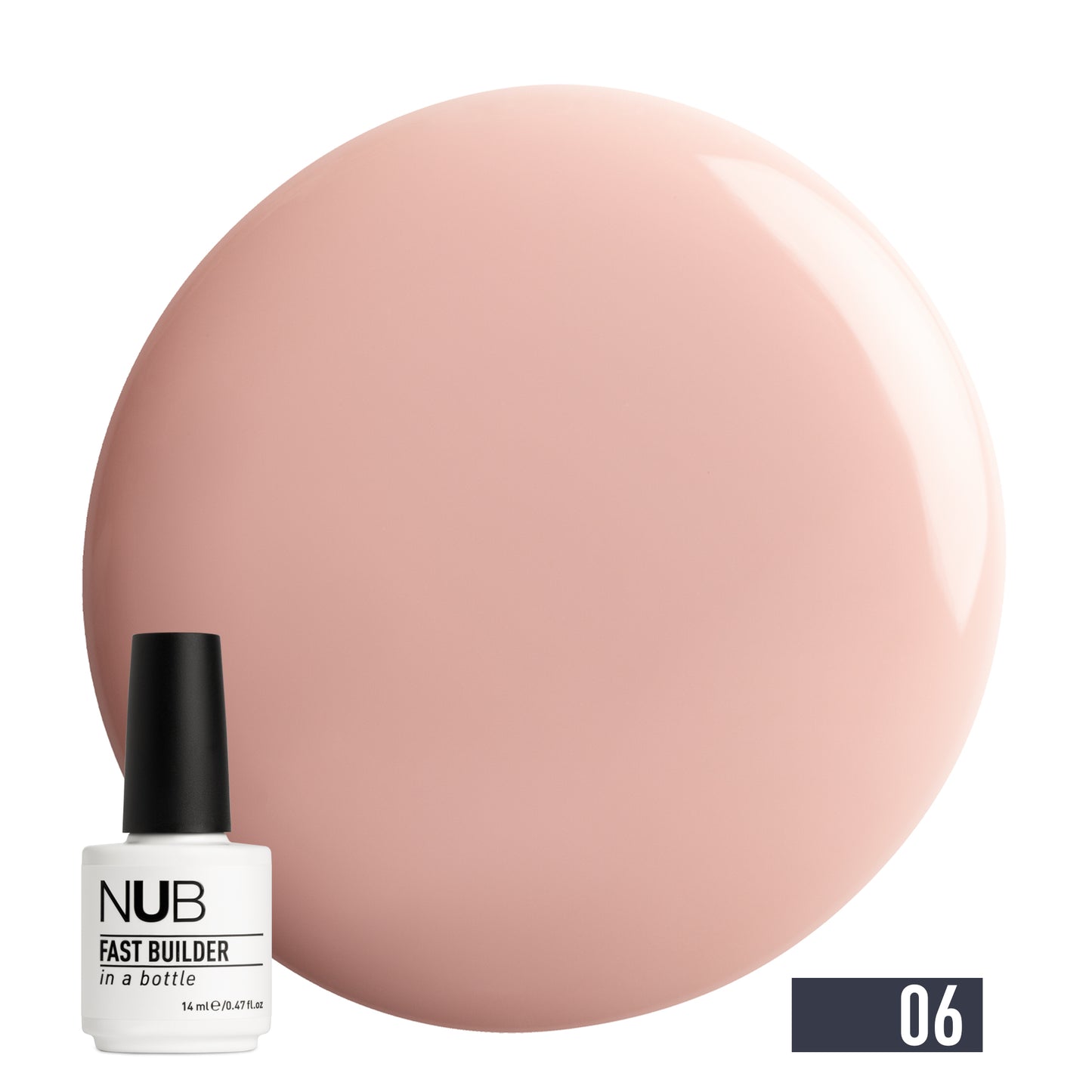 NUB Fast Builder In A Bottle (BIAB) #06 Beige, 14 ml