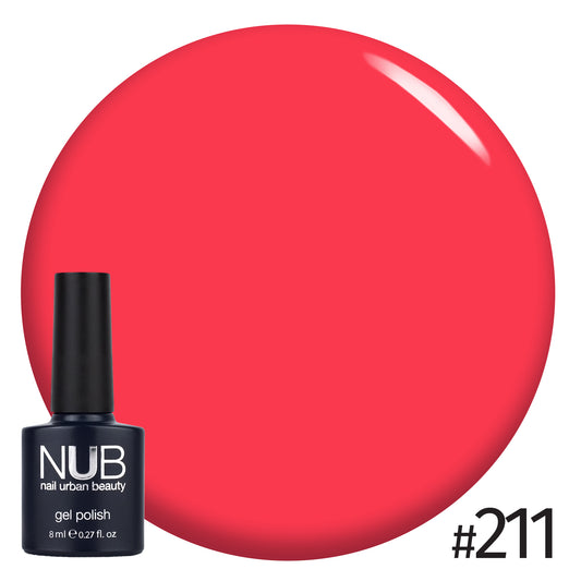 NUB Gel Polish, color #211 90S Fashion, 8 ml