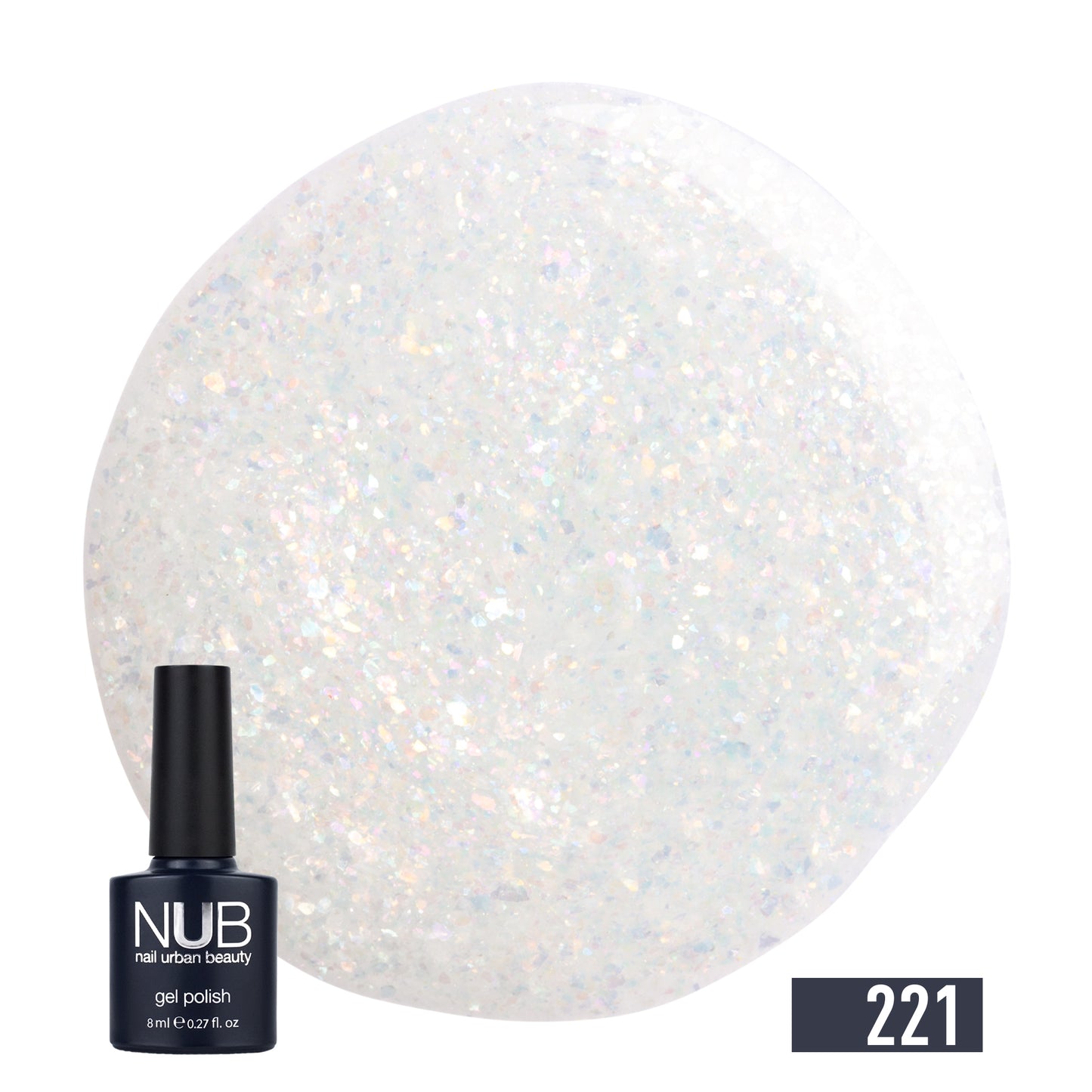 NUB Gel Polish, color #221 Disney Night, 8 ml