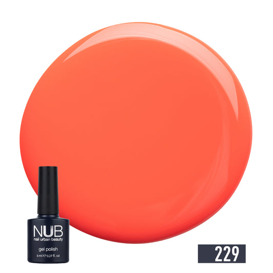 NUB Gel Polish, color #229 Colorful Flash, 8 ml