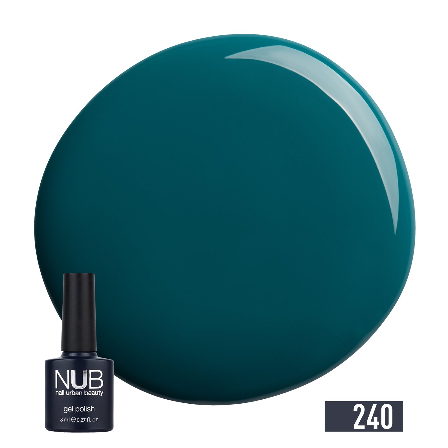 NUB Gel Polish, color #240 Boundless, 8 ml