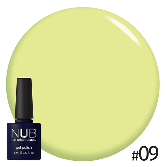 NUB Gel Polish, color #009 Limoncello, 8 ml