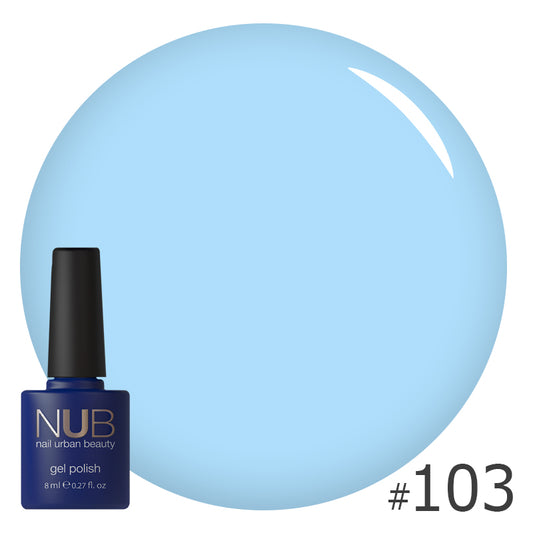 NUB Gel Polish, color #103 Surf'S Up, 8 ml