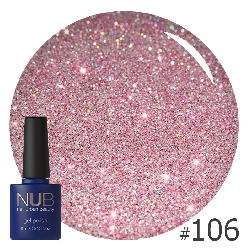 NUB Gel Polish, color #106 Lovely Jewerly, 8 ml