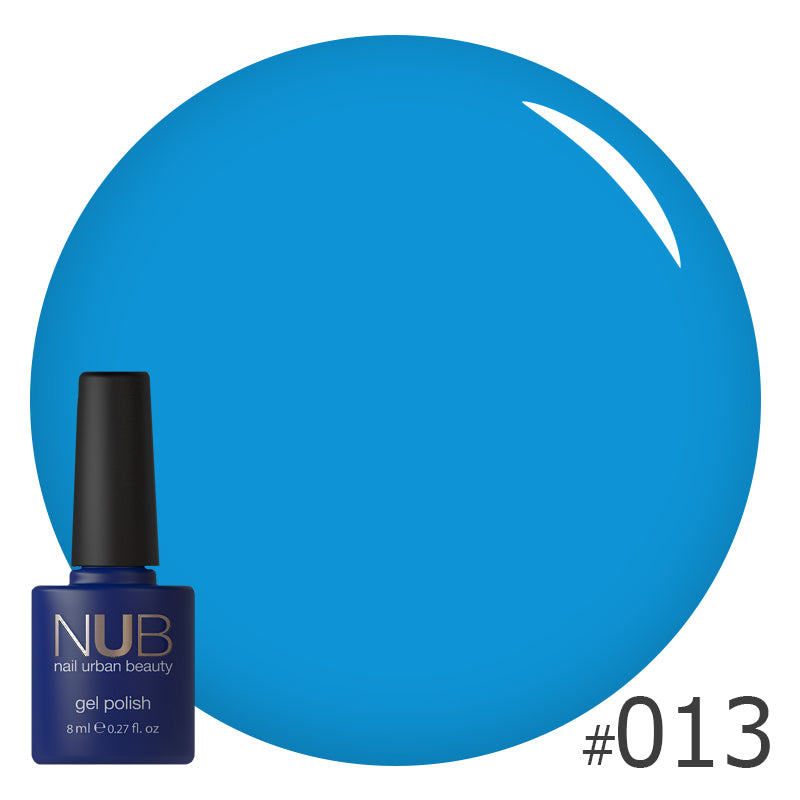 NUB Gel Polish, color #013 Pool Party, 8 ml