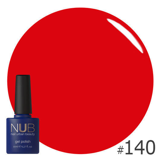 NUB Gel Polish, color #140 Moulin Rouge, 8 ml