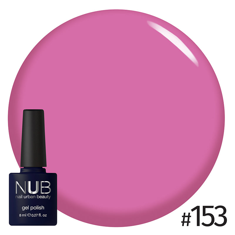 NUB Gel Polish, color #153 Girly Amethyst, 8 ml