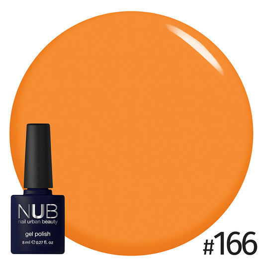 NUB Gel Polish, color #166 Feels Like Sun, 8 ml