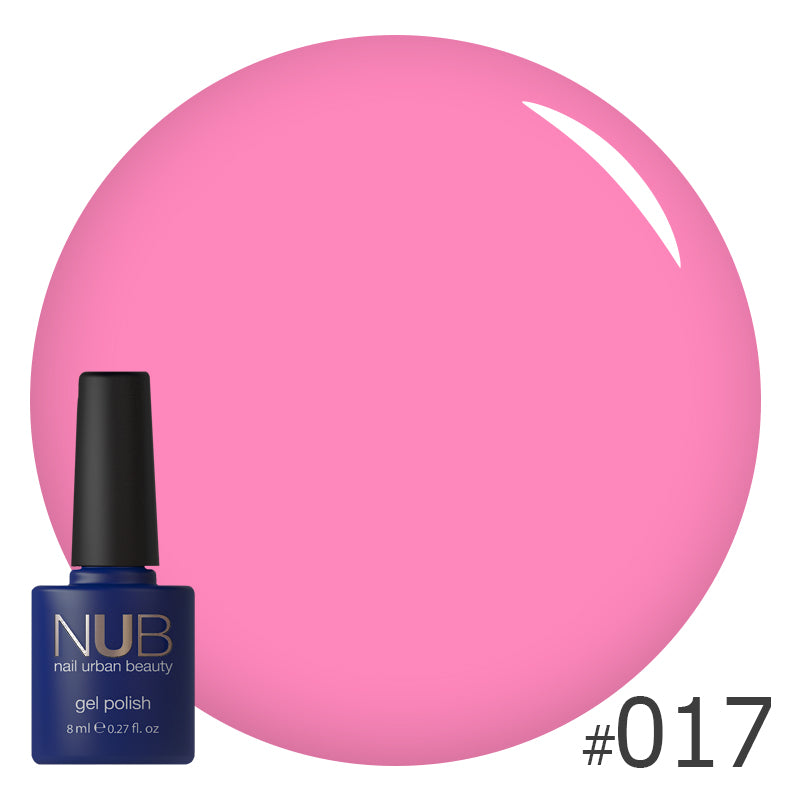 NUB Gel Polish, color #017 Fallen Dream, 8 ml