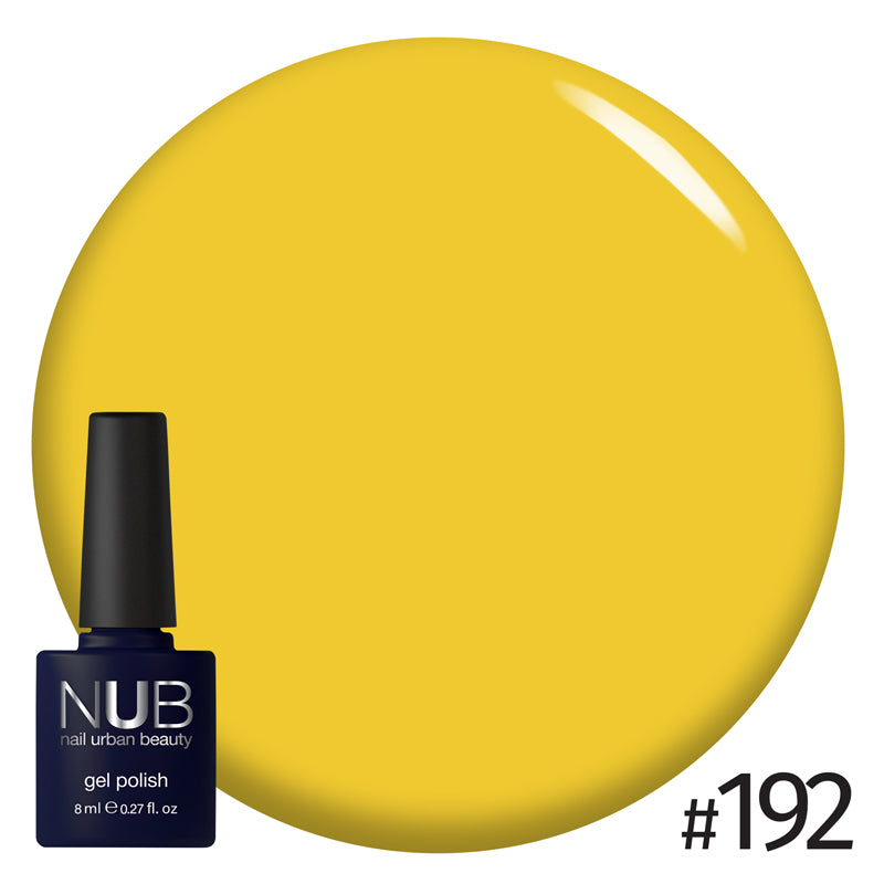 NUB Gel Polish, color #192 Canary-Finch, 8 ml