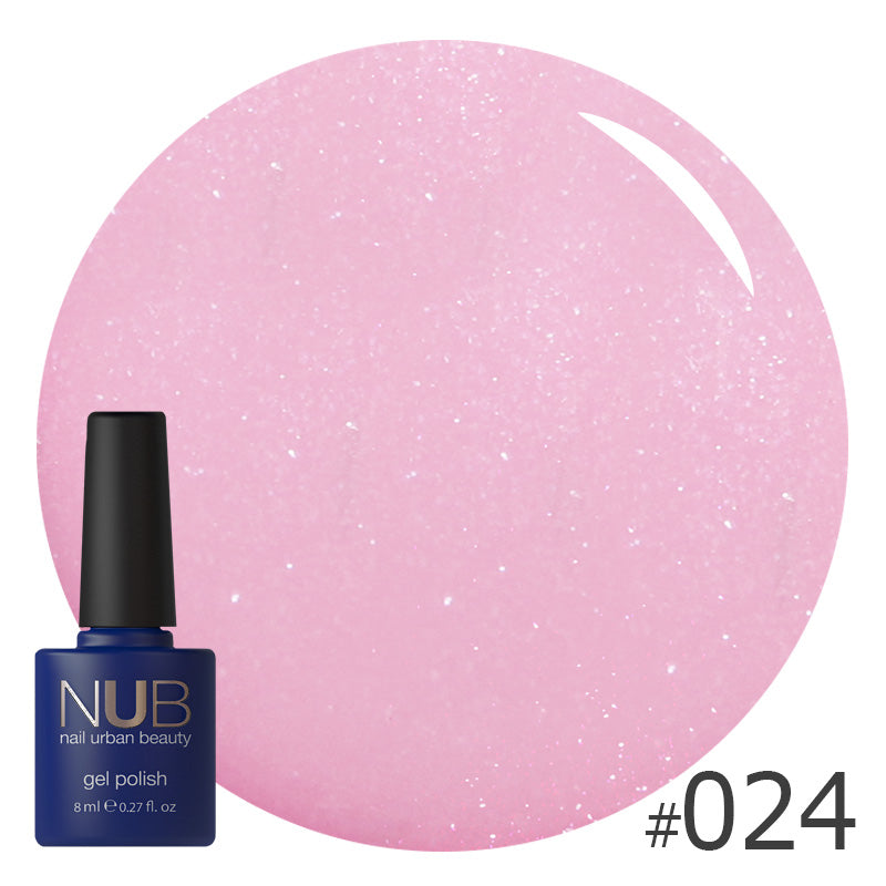NUB Gel Polish, color #024 Ballerina, 8 ml