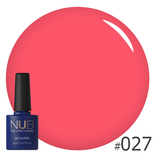 NUB Gel Polish, color #027 Go To Tahiti, 8 ml