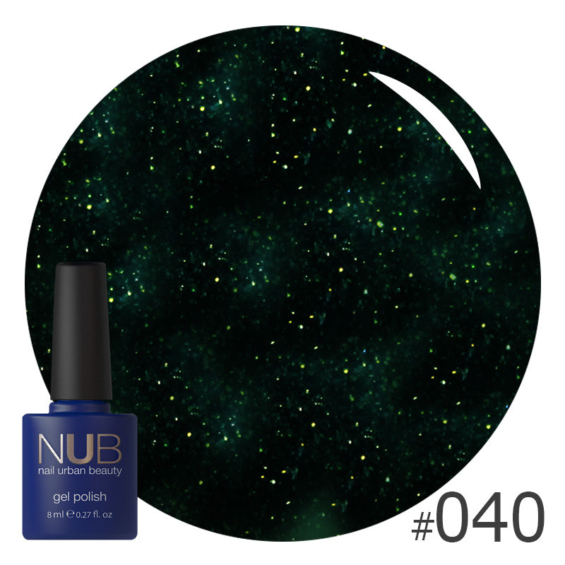 NUB Gel Polish, color #040 Space Tornado, 8 ml