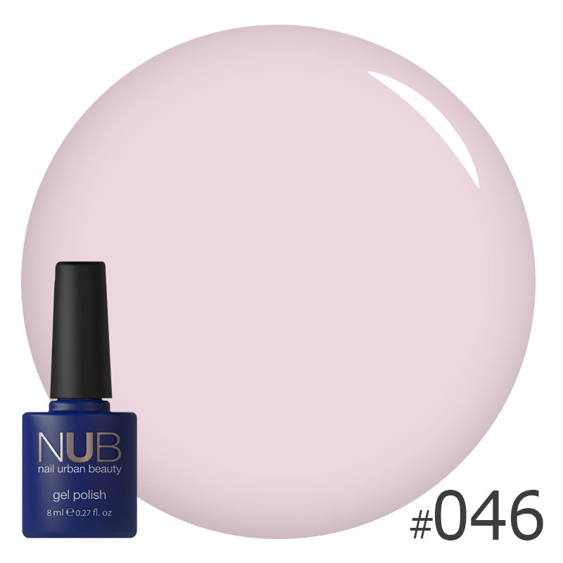 NUB Gel Polish, color #046 Pink Marshmallow, 8 ml
