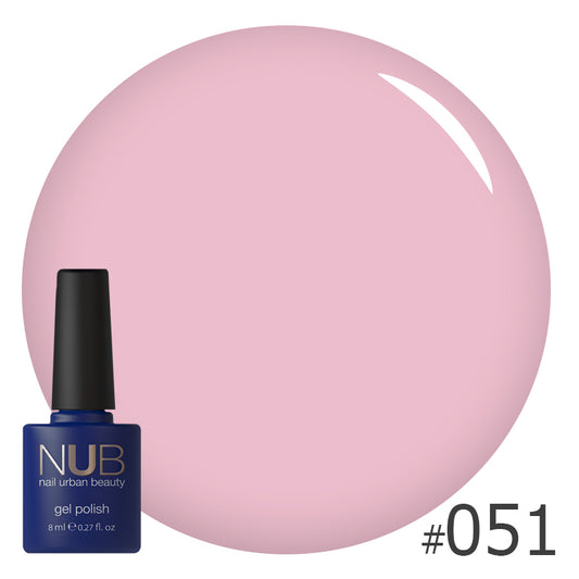 NUB Gel Polish, color #051 Grunge And Tenderness, 8 ml