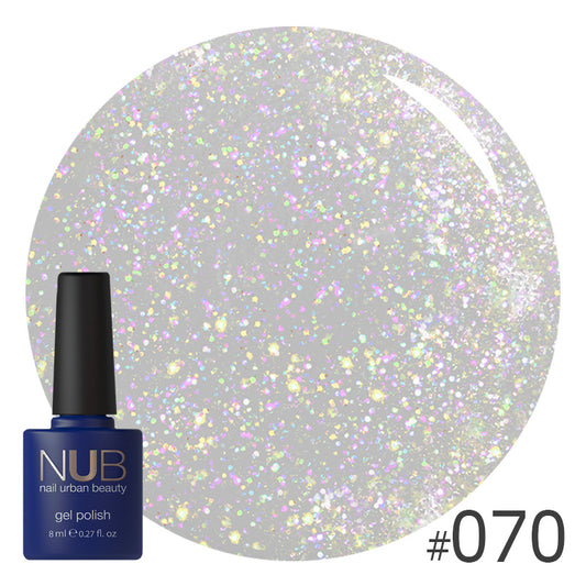 NUB Gel Polish, color #070 She'S Not Me, 8 ml