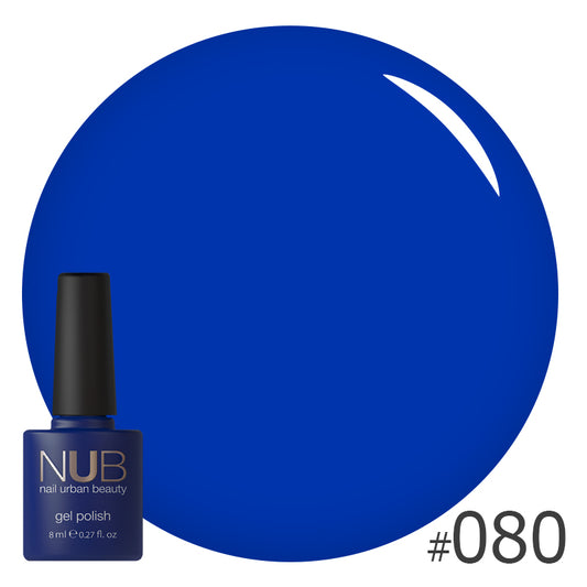 NUB Gel Polish, color #080 City Lights, 8 ml