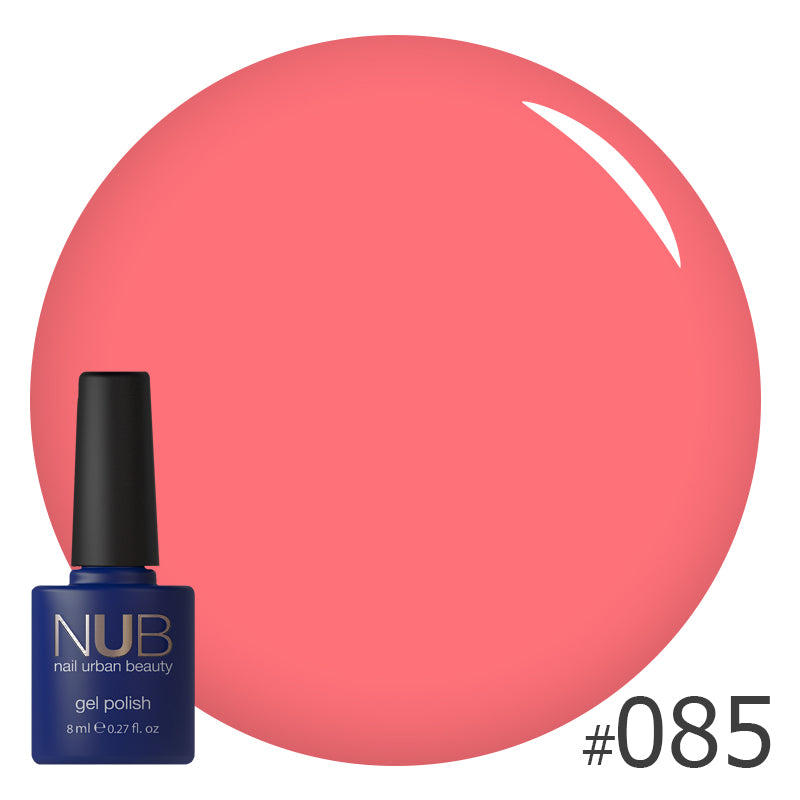 NUB Gel Polish, color #085 Naughty Mood, 8 ml