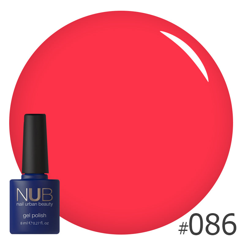 NUB Gel Polish, color #086 Amsterdam, 8 ml