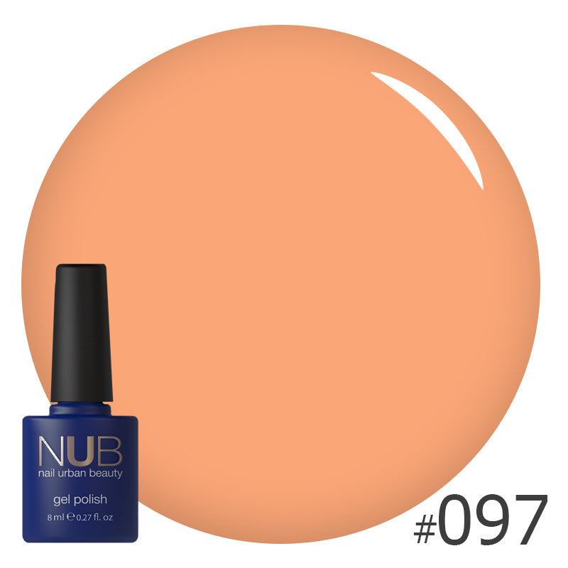 NUB Gel Polish, color #097 Pumpkin Pudding, 8 ml