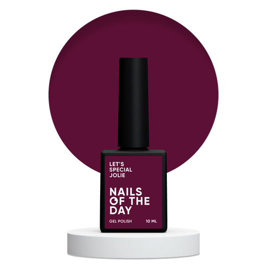 Gel polish NAILSOFTHEDAY Let's special red JOLIE, 10 ml