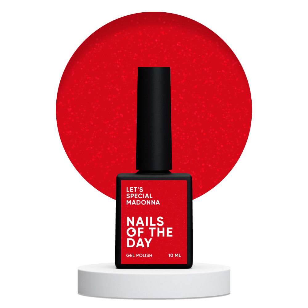 Gel polish NAILSOFTHEDAY Let's special red MADONNA , 10 ml