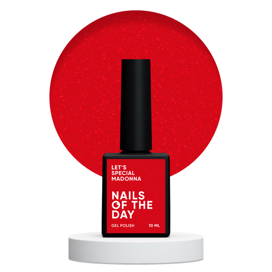 Gel polish NAILSOFTHEDAY Let's special red MADONNA , 10 ml