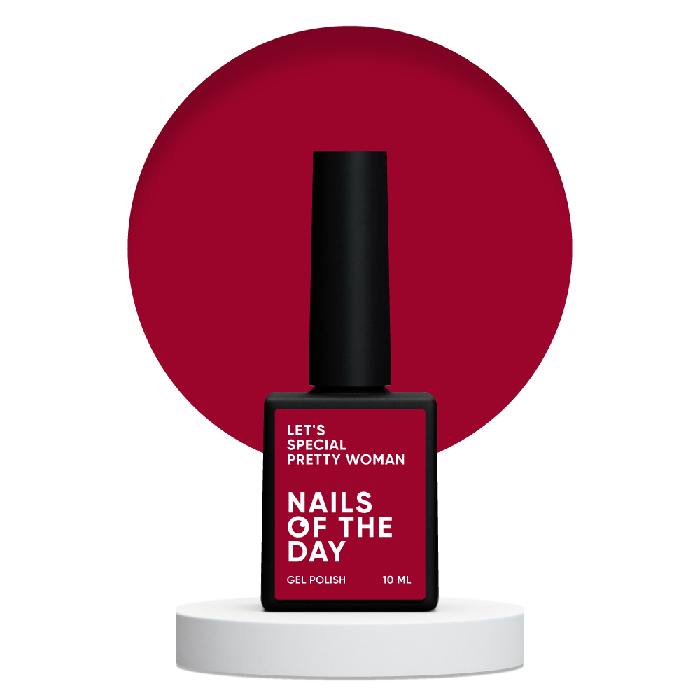 Gel polish NAILSOFTHEDAY Let's special red  PRETTY WOMAN, 10 ml