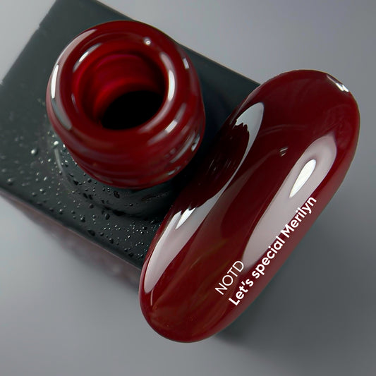 Gel polish NAILSOFTHEDAY Let's special red MARILYN, 10 ml