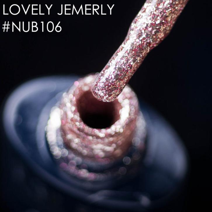 NUB Gel Polish, color #106 Lovely Jewerly, 8 ml