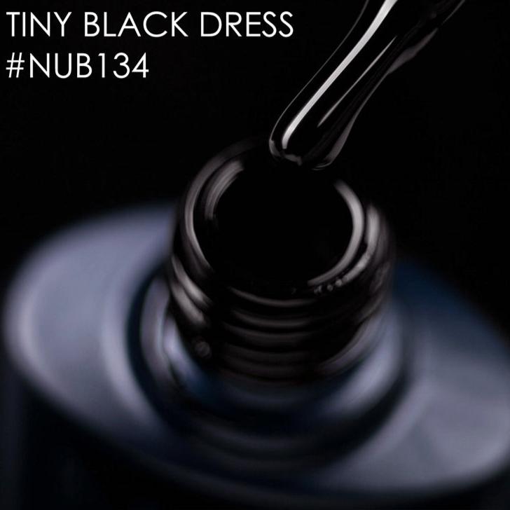 NUB Gel Polish, color #134 Tiny Black Dress, 8 ml