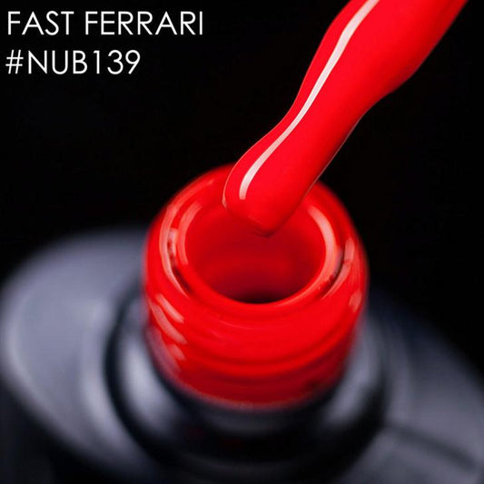 NUB Gel Polish, color #139 Fast Ferrari, 8 ml