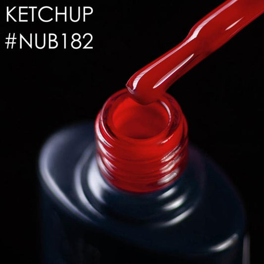 NUB Gel Polish, color #182 Ketchup, 8 ml