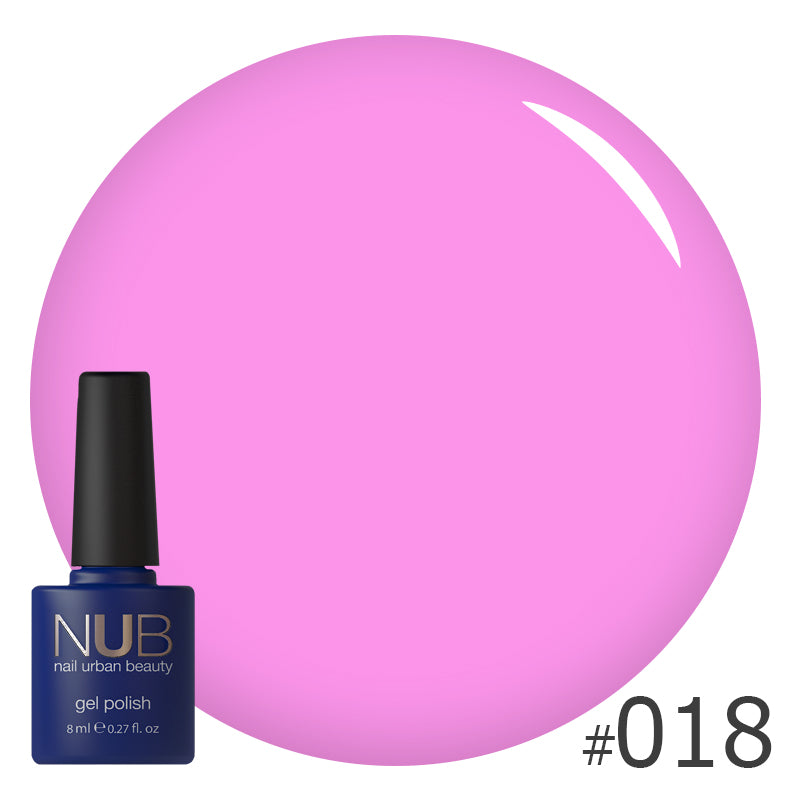 NUB Gel Polish, color #018 Girls Only, 8 ml
