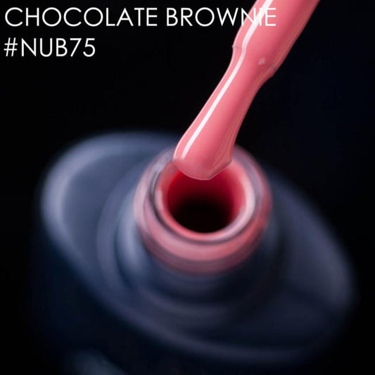 NUB Gel Polish, color #075 Chocolate Brownie, 8 ml