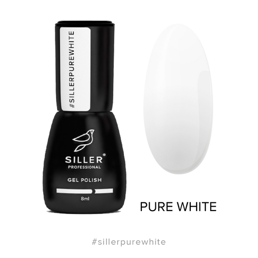 Gel Polish Siller #002 (white), 8 ml